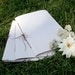 Journal Recycled Handmade White Flax