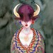 Buffalo Shaman Illustration - Archival Giclee Print - 22x15in
