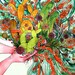 Plants Cacti Illustration "Acquisition of Power" Archival Giclee print  22 in x 15 in