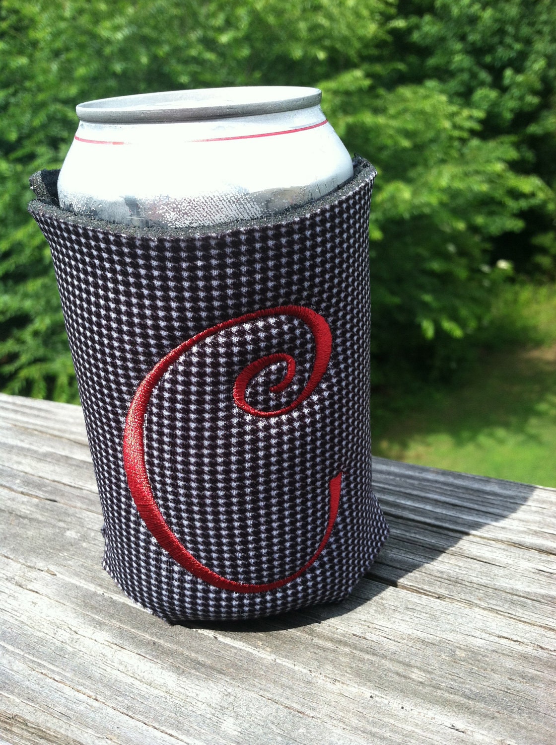 Personalized Houndstooth Koozie Il_170x135