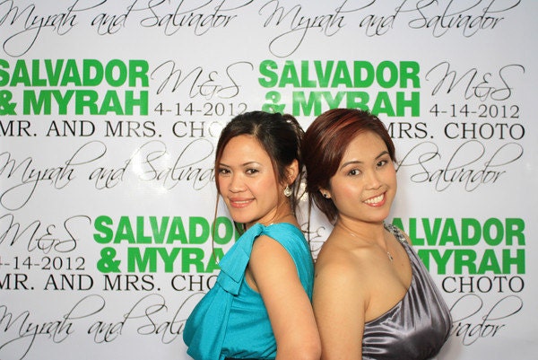 Photo Booth backdrop custom Step and Repeat Banner DIY photo booth 