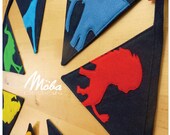 Bunting Banner, Rainbow, SAFARI Made to Order