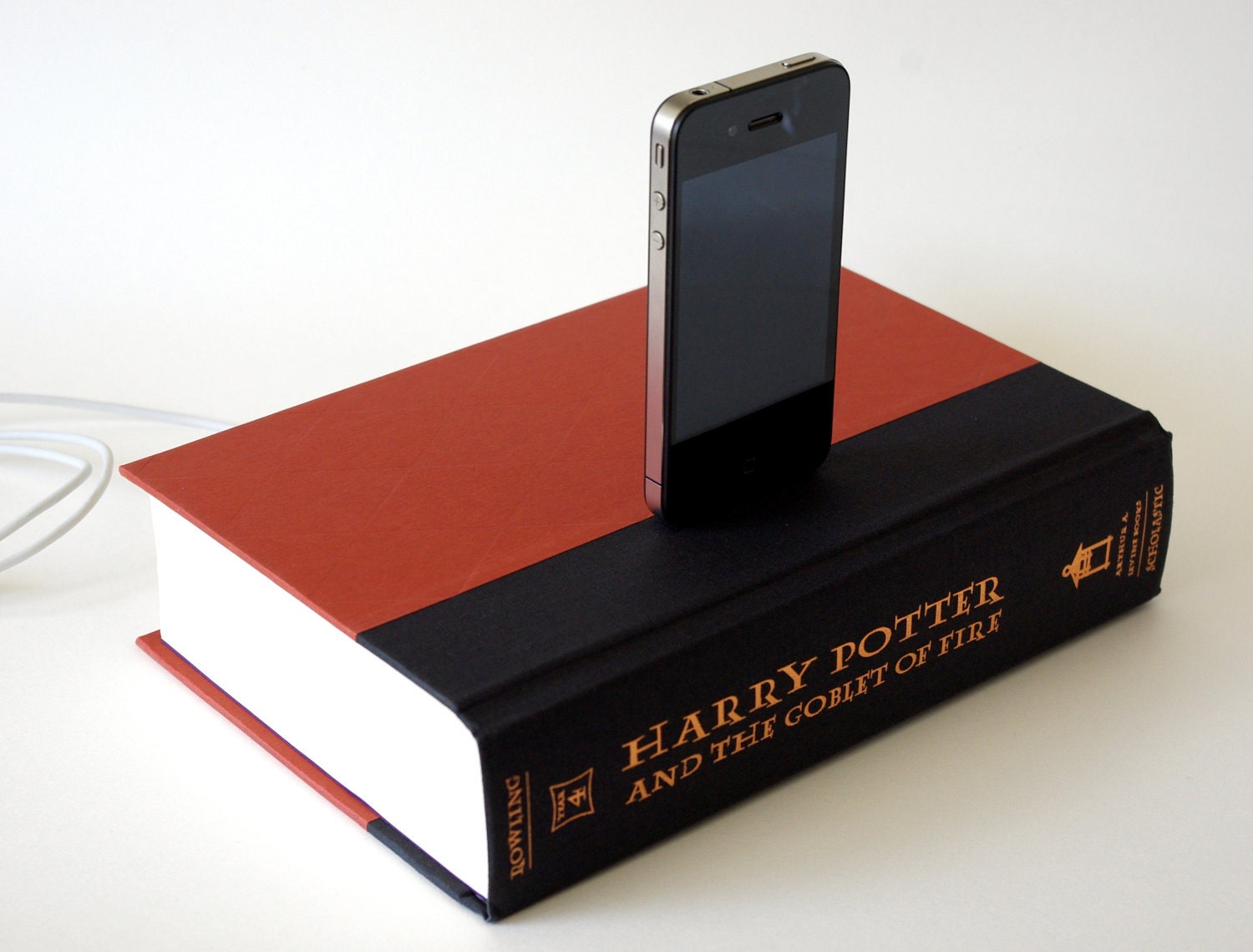 Harry Potter and The Goblet of Fire Used Book Charging Dock for iPhone and iPod