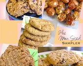 Just for him - "THE MAN-sized" Sampler Dudes Boys Guys Nerds Geeks Fellas Combo Pack Box Vegan