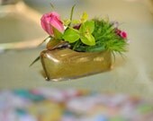 Brass Shoe Miniature Vases-Set of 6