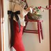 Christmas Stocking, cotton, red, classic