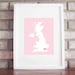 Customize Your Home Is Where The Heart Is - United Kingdom 8x10