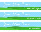 Premade Etsy Shop Set - Countryside - banners, avatars, listing images, business card, original, one-of-a-kind