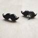 Moustache Earrings, Movember, Nickel Free