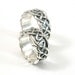 Wedding Ring Set Sterling Silver Celtic Knot Bands - Handmade