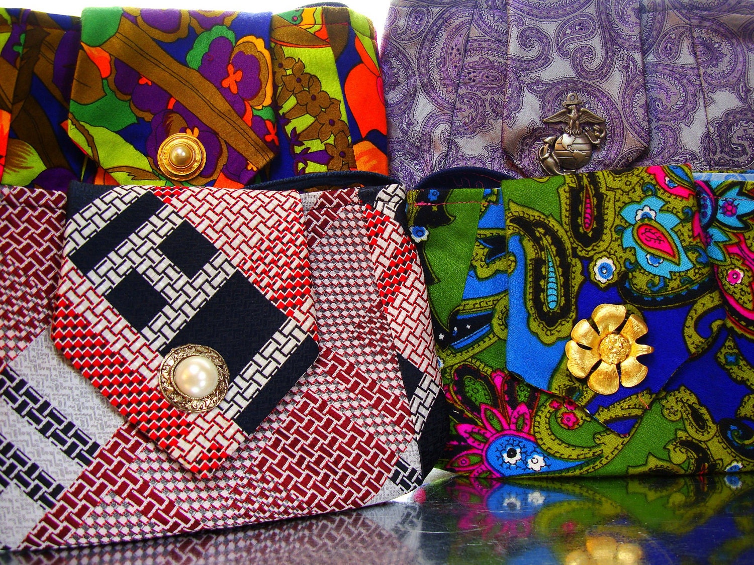 Custom Created Necktie Purse - Create your own memory