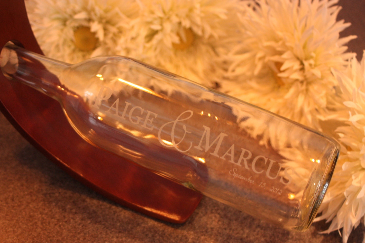 Guest Book Display Message in a Bottle
