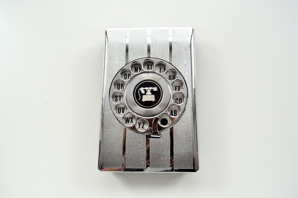 Vintage Rotary Phone Address Book Pop Up Rolodex