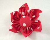 Dog Flower or Bow Tie - Ta Dot in Hot Pink