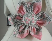 Dog Collar Set with Flower or Bow Tie - Pick Any Fabric in Shop