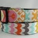 Dog Collar - Dog, Martingale or Cat Collar - All Sizes - Spa Scallops/Geo