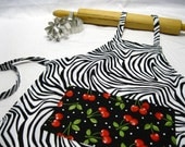 Zebra 'n Cherries Child Apron