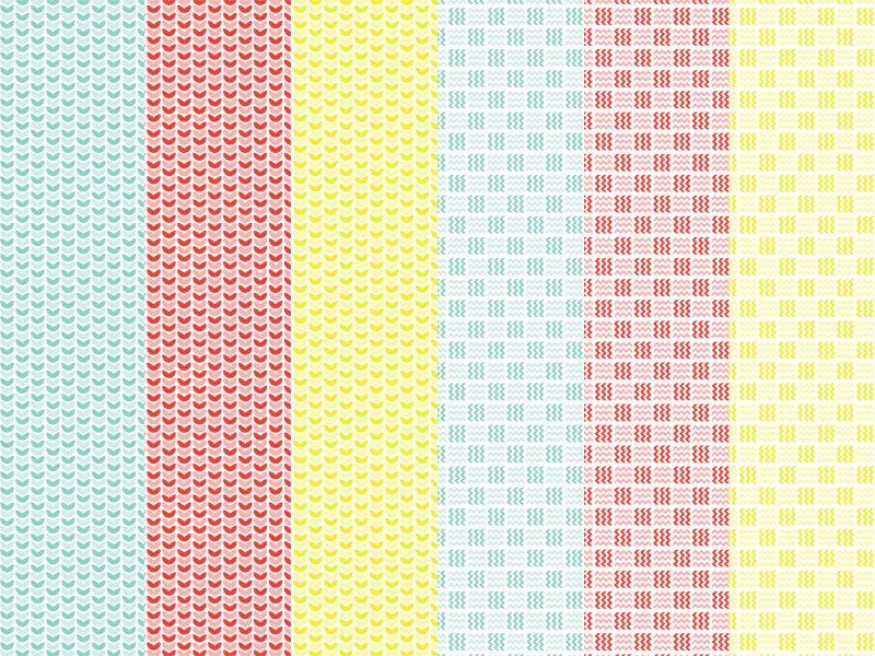 Printable Gift Wrapping Set - Chevron & Bowls