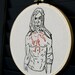Iggy Pop Hand Embroidered Art.