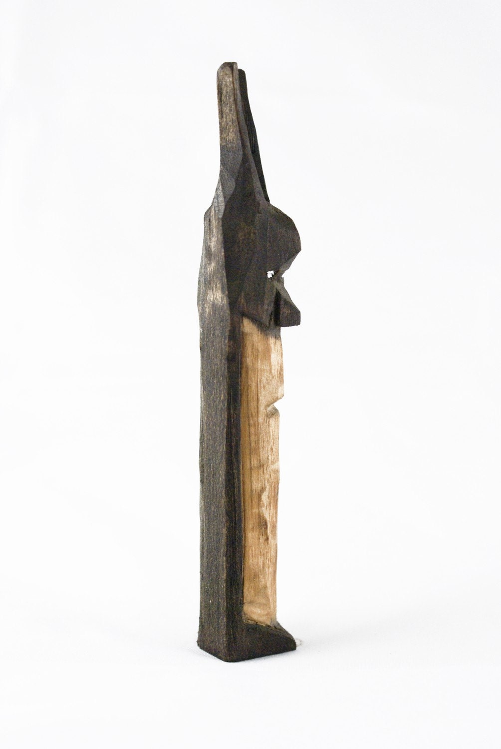 Aloof Hand Carved Wooden Batman
