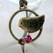 Cotton Cord Bird Charm Bracelet: Charm, Nature, Bird Charm, Friendship Bracelet, Simple, Layering.