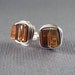 Amber Earrings Wire Wrapped Post Earrings Nickel Free Earrings Wire Wrapped Jewelry