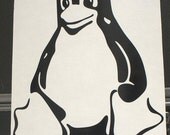 Linux Tux Penguin Decal