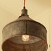 RESERVED for Jacquidowd - Rustic Lighting with Vintage Rustic Funnel Shade - Pendant