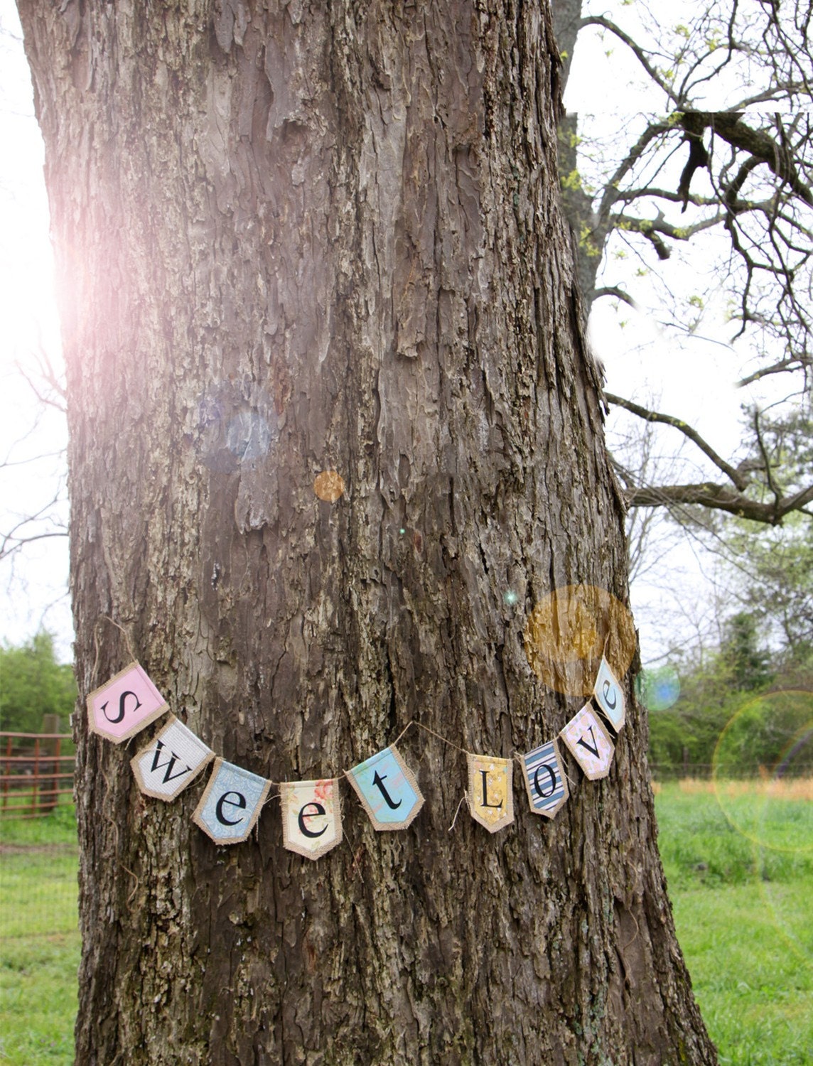 DREAM burlap banner