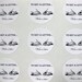 To Get a Letter, Write a Letter stickers, set of 8 - round