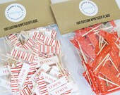Wedding or Party - Message Flag Toppers - Appetizer or Dessert - Set of 50