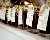 25 BBQ Bottle Tag Favors