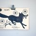vintage paper shooting target: groundhog