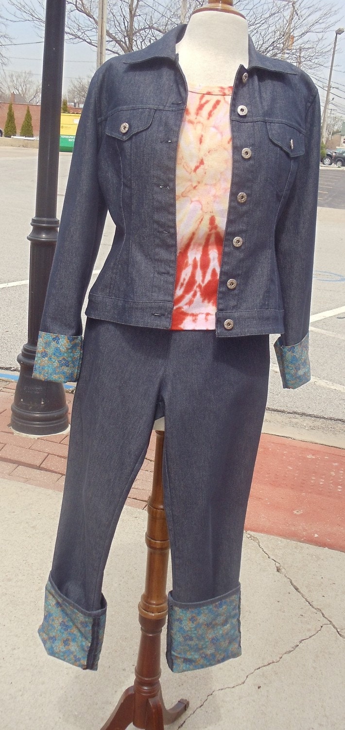2 piece Vintage jean outfit
