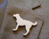 DIY Wedding BOUTONNIERES for the GROOMSMEN - Groom is the Top Dog - Custom Orders Available - Hand Carved Wood