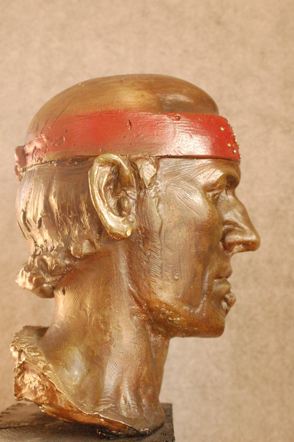 Sculpture of Bruce Springsteen- Portrait Bust- by Stephen Zorochin