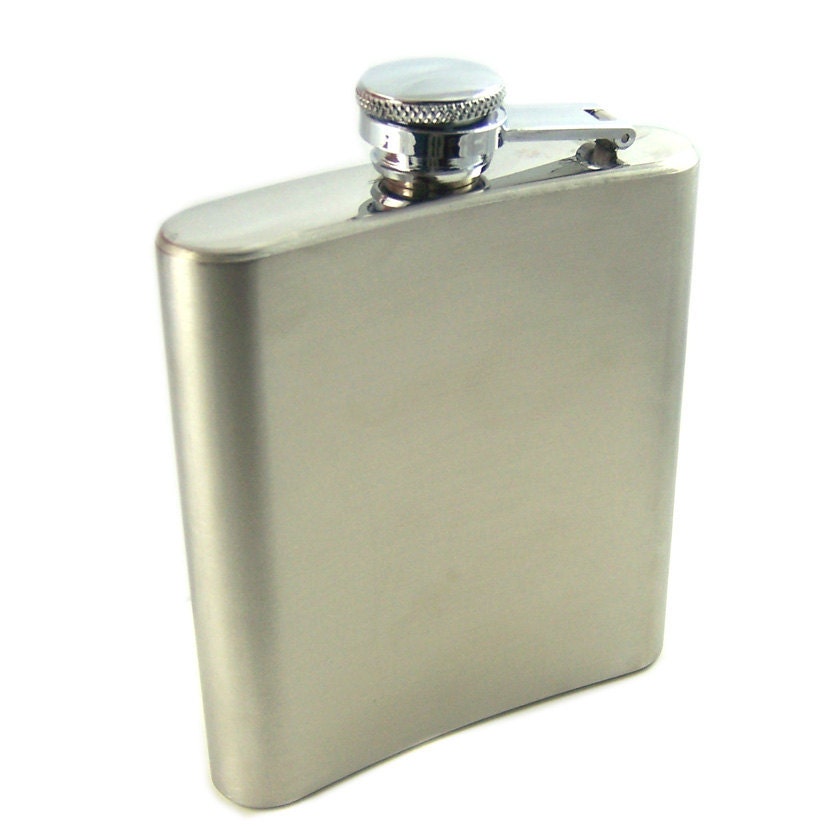 Octopus Hip Flask Steampunk Mixed Metals Kraken on Black and Silver Neo Victorian Metal Flask