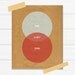 YOU & ME Venn Diagram Perfection 8x10 Graphic Art Print