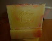 Geranium Rose Cedarwood lemongrass Tangerine Natural Soap