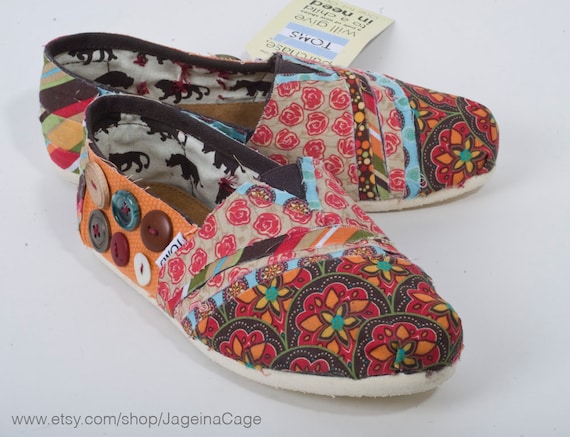 Toms Shoes- Fabric Covered STYLE 1