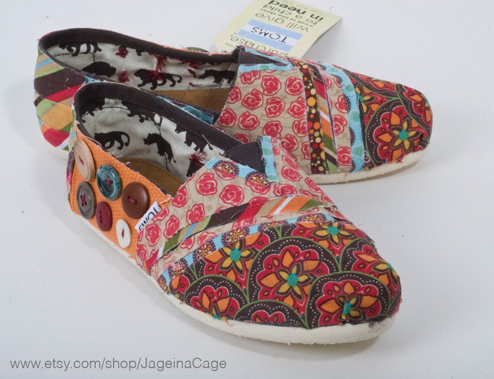 Toms Shoes- Fabric Covered STYLE 1