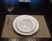 Burlap Placemats - set of 4