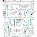 Alphabet Poster: A to Z of Musical Instruments - 13x19, 12x18 Illustrated Print in four colors