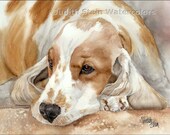 ENGLISH COCKER SPANIEL 15x11 Signed Watercolor Art Print