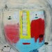 Unrealistic girl/.Original Painting on wooden box 2011