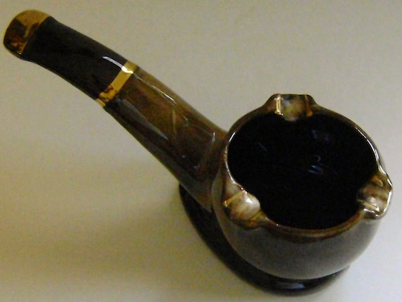 Buy ceramic cigar pipe - Ceramic Shaped Pipe Ashtray by Namco