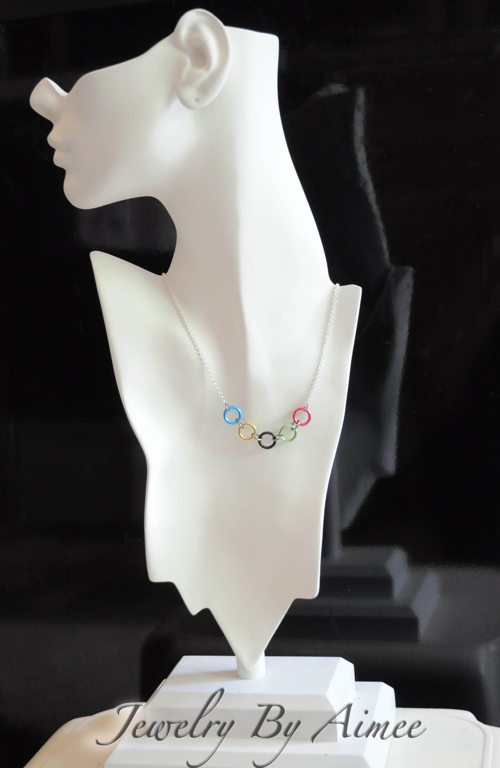 Olympic Rings - Games Inspired necklace
