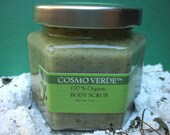 ORGANIC Body Scrub with Peppermint - Bath Salt - VEGAN - Natural - Aromatherapy - Handmade