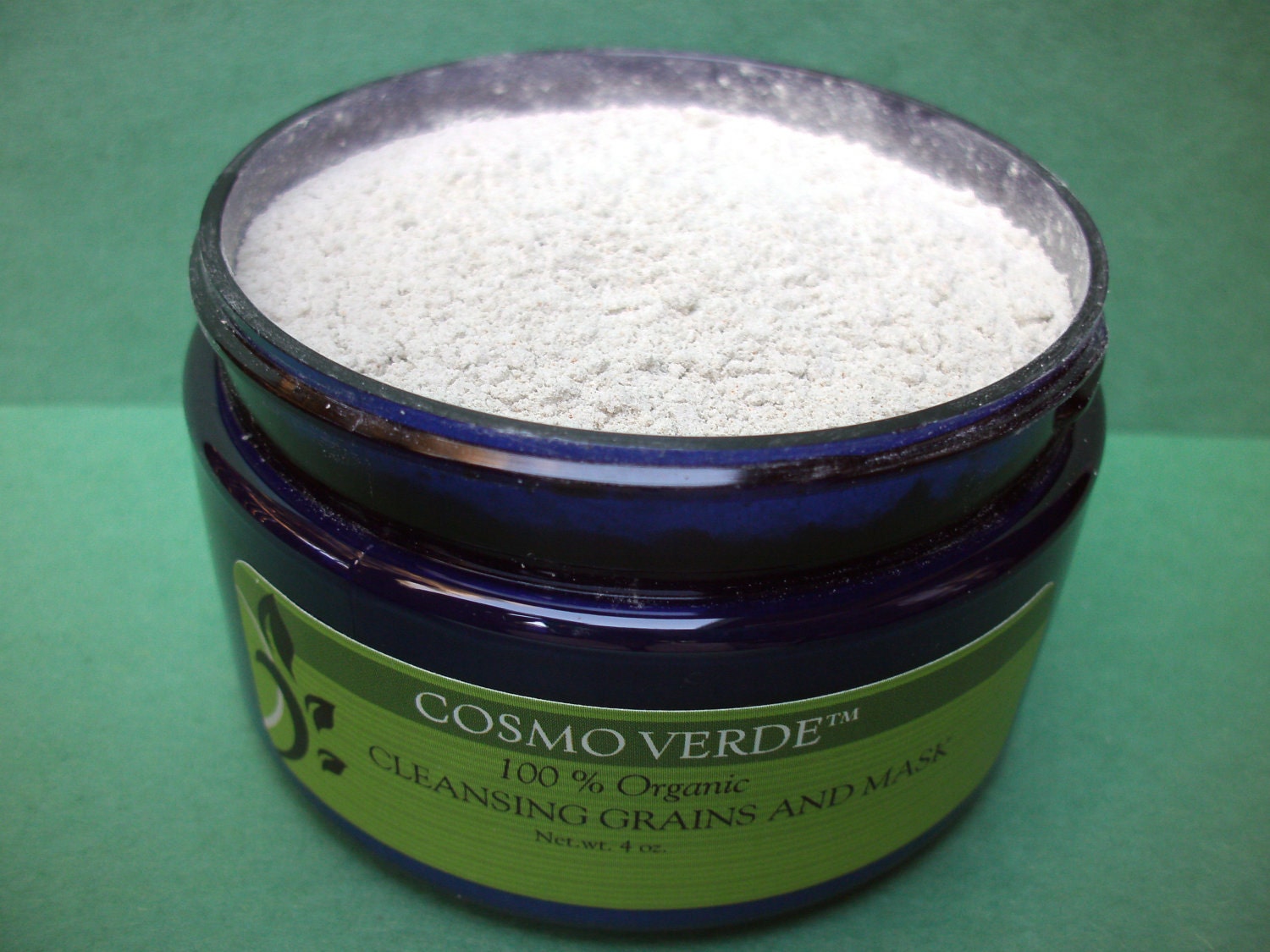 Cleansing Grains and Mask - ORGANIC - Microdermabrasion 3-in-1 Cleanser, Mask & Exfoliator - All Skin Types - Anti Aging - 4 oz. - Handmade