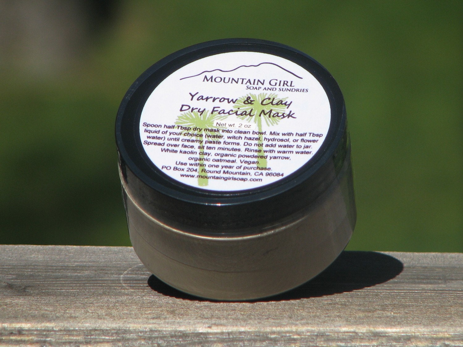 Clay Mask - Yarrow - Handmade Vegan Facial Care